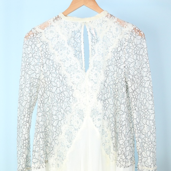 Free People Secret Origins Pieced Lace Tunic Small - Picture 2 of 7